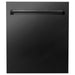 ZLINE 30 in. Kitchen Appliance Package with Black Stainless Steel Gas Range, Range Hood, Microwave Drawer and Dishwasher, 4KP-RGBRH30-MWDW