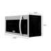 ZLINE 30 in. Kitchen Appliance Package with Stainless Steel Dual Fuel Range, Modern Over The Range Microwave and Dishwasher, 3KP-RAOTR30-DW