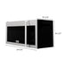 ZLINE 30 In. Over the Range Convection Microwave Oven in DuraSnow Stainless Steel with Traditional Handle and Sensor Cooking, MWO-OTR-H-30-SS