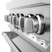 ZLINE 30 in. Professional Dual Fuel Range with Gas Burner and Electric Oven In Stainless Steel and Brass Burners RA-BR-30