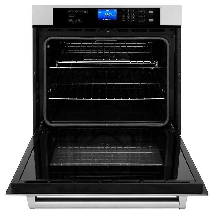 ZLINE 30 in. Professional Single Wall Oven In Stainless Steel with Self-Cleaning AWS-30