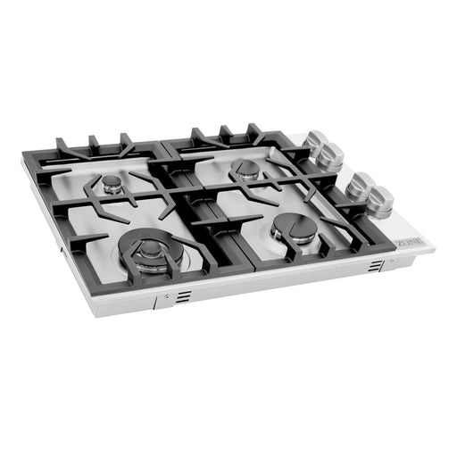 ZLINE 30 in. Stainless Steel Dropin Cooktop with 4 Gas Burners, RC30