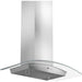 ZLINE 30 in. Stainless Steel Indoor Wall Range Hood with Crown Molding, KZCRN-30