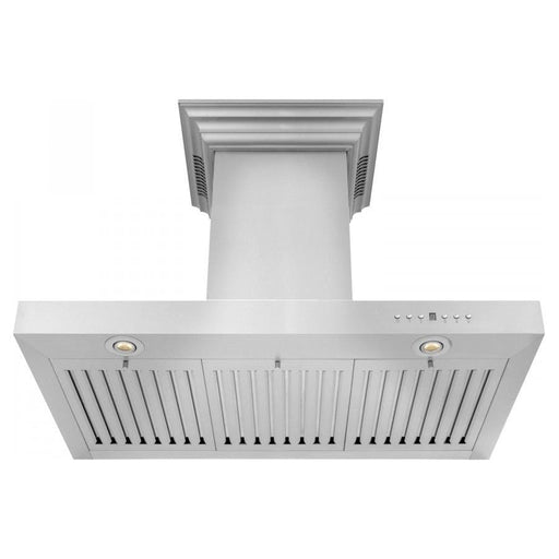 ZLINE 30 in. Stainless Steel Wall Range Hood with Built-in CrownSound Bluetooth Speakers KECRN-BT-30