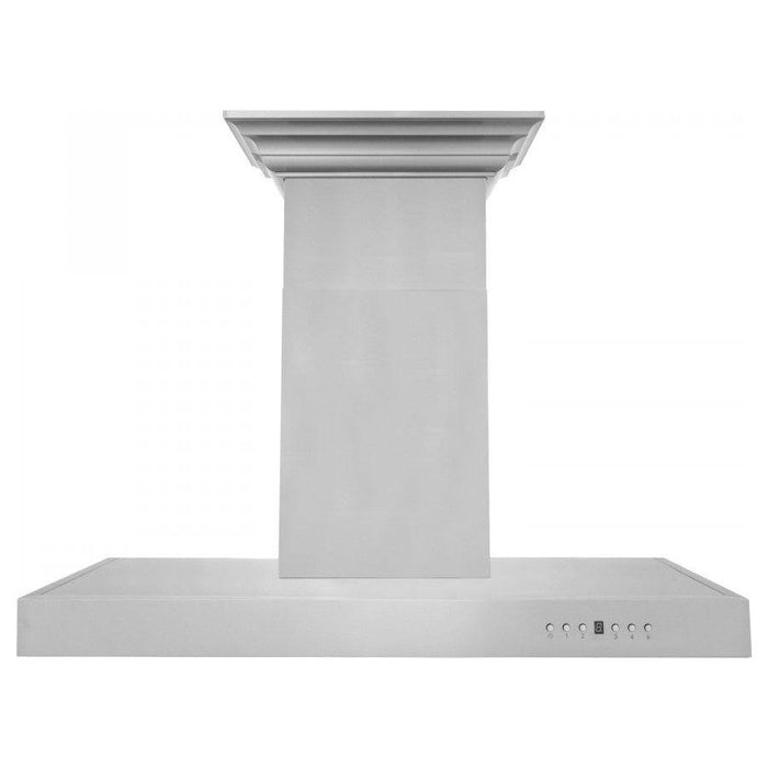 ZLINE 30 in. Stainless Steel Wall Range Hood with Built-in CrownSound Bluetooth Speakers KECRN-BT-30