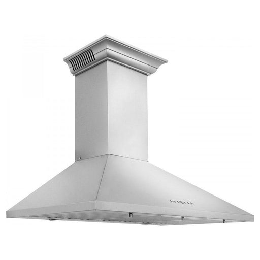 ZLINE 30 in. Stainless Steel Wall Range Hood with Built-in CrownSound Bluetooth Speakers KL2CRN-BT-30