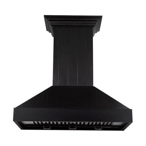 ZLINE 30 in. Wooden Wall Range Hood in Black, KPCC-30