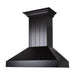 ZLINE 30 in. Wooden Wall Range Hood in Black, KPCC-30