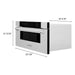 ZLINE 30 Inch 1.2 cu. ft. Built-In Microwave Drawer in DuraSnow® Stainless Steel, MWD-30-SS