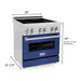 ZLINE 30 Inch 4.0 cu. ft. Induction Range with a 4 Element Stove and Electric Oven in Blue Matte, RAIND-BM-30