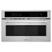 ZLINE 30-Inch Built-in 1.6 cu ft. Convection Microwave Oven in Stainless Steel with Speed and Sensor Cooking (MWO-30)