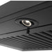 ZLINE 30-Inch Convertible Vent Wall Mount Range Hood in Black Stainless Steel with Crown Molding (BSKBNCRN-30)