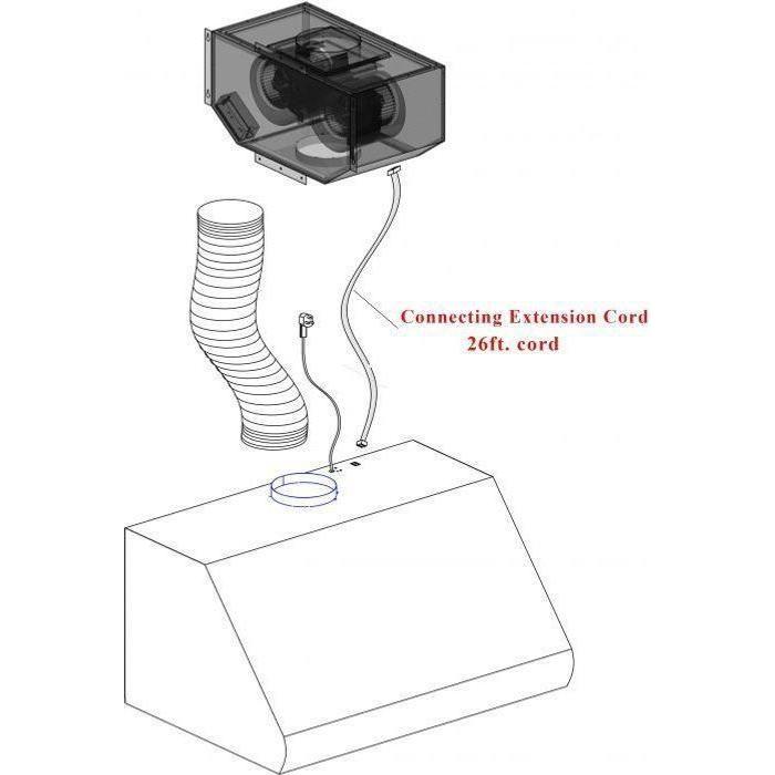 ZLINE 34 In. Ducted Remote Blower Range Hood Insert In Stainless Steel 698-RD-34