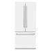 ZLINE 36 In. 19.6 cu. ft. Built-In French Door Refrigerator with Internal Water and Ice Dispenser in White Matte, RBIV-WM-36