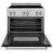 ZLINE 36 In. 4.6 cu. ft. Induction Range with a 4 Element Stove and Electric Oven in Black Matte, RAINDS-BLM-36