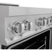 ZLINE 36 In. 4.6 cu. ft. Induction Range with a 4 Element Stove and Electric Oven in Black Matte, RAINDS-BLM-36