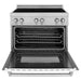 ZLINE 36 In. 4.6 cu. ft. Induction Range with a 4 Element Stove and Electric Oven in White Matte, RAINDS-WM-36