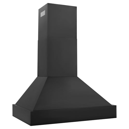 ZLINE 36 in. 700 CFM Black Stainless Steel Wall Mount Range Hood BS655N-36