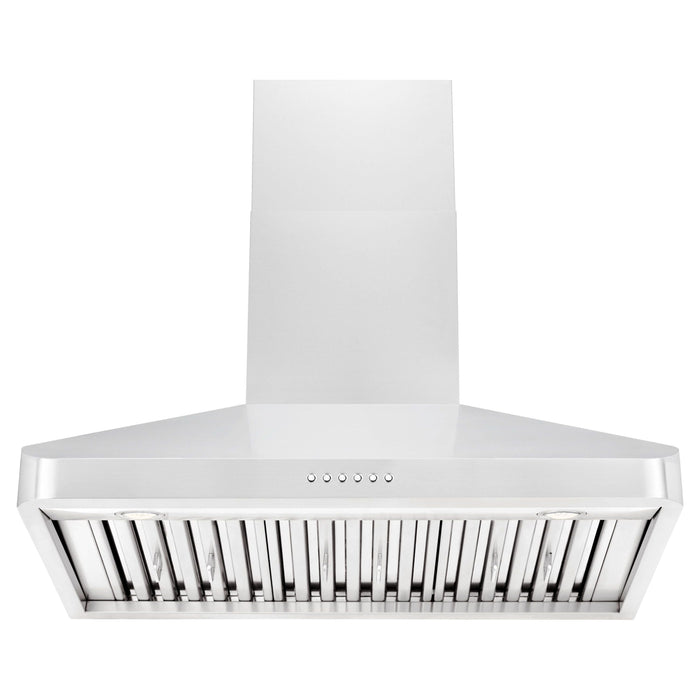 ZLINE 36 In. Alpine Series Ducted Wall Mount Range Hood In Stainless Steel ALP100WL-36