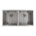 ZLINE 36 in. Anton Undermount Double Bowl Stainless Steel Kitchen Sink with Bottom Grid SR50D-36