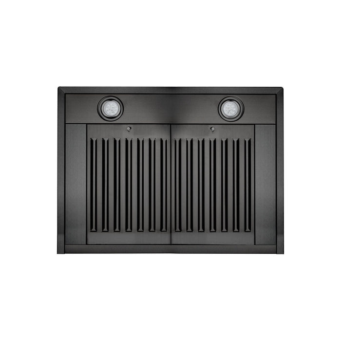 ZLINE 36 in. Convertible Vent Wall Mount Range Hood in Black Stainless Steel, BSKBN-36