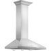 ZLINE 36 in. Convertible Vent Wall Mount Range Hood in Stainless Steel with Crown Molding, KL2CRN-36