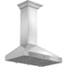 ZLINE 36 in. Convertible Vent Wall Mount Range Hood in Stainless Steel with Crown Molding, KL3CRN-36