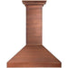 ZLINE 36 in. Copper Wall Range Hood with Crown Molding 8667C-36