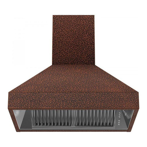 ZLINE 36 in. Copper Wall Range Hood with Crown Molding 8667E-36