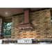 ZLINE 36 in. Copper Wall Range Hood with Crown Molding 8667E-36