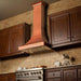 ZLINE 36 in. Designer Series Copper Finish Wall Range Hood 8632C-36