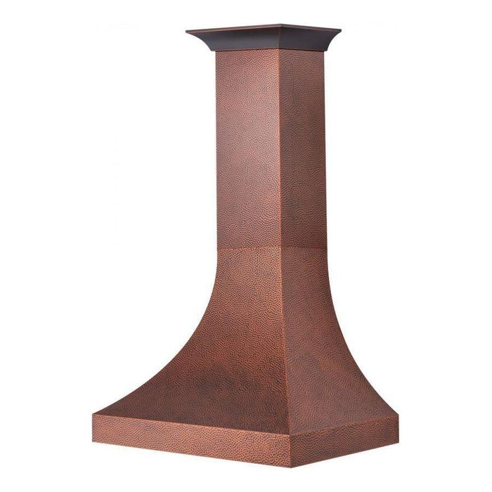 ZLINE 36 in. Designer Series Hand-Hammered Copper Finish Wall Range Hood 8632H-36