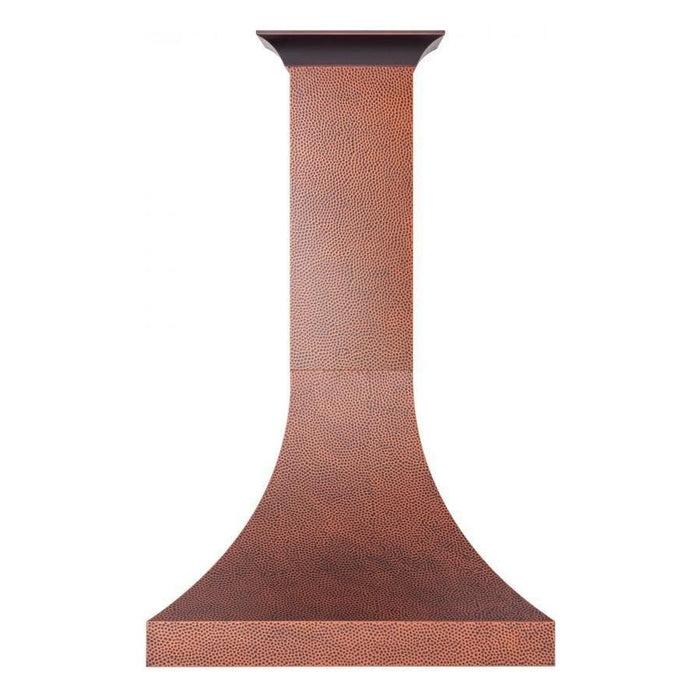 ZLINE 36 in. Designer Series Hand-Hammered Copper Finish Wall Range Hood 8632H-36