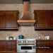 ZLINE 36 in. Designer Series Hand-Hammered Copper Finish Wall Range Hood 8632H-36