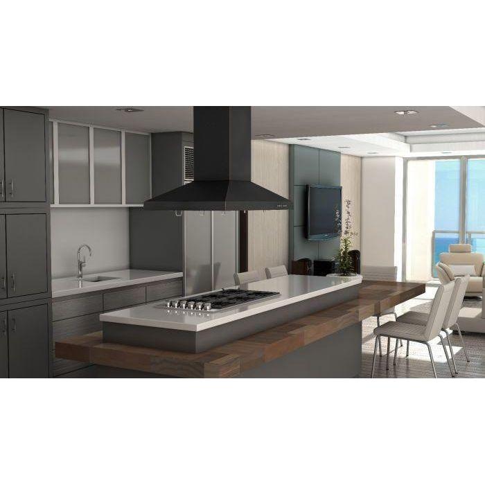 ZLINE 36 in. Designer Series Oil-Rubbed Bronze Island Range Hood 8KL3iB-36