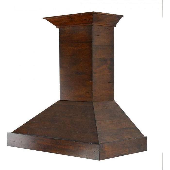 ZLINE 36 in. Designer Wooden Wall Mount Range Hood In Walnut KBRR-36