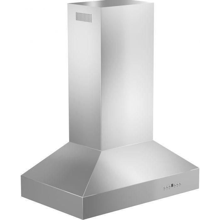 ZLINE 36 in. Ducted Island Mount Range Hood In Outdoor Approved Stainless Steel 697i-304-36