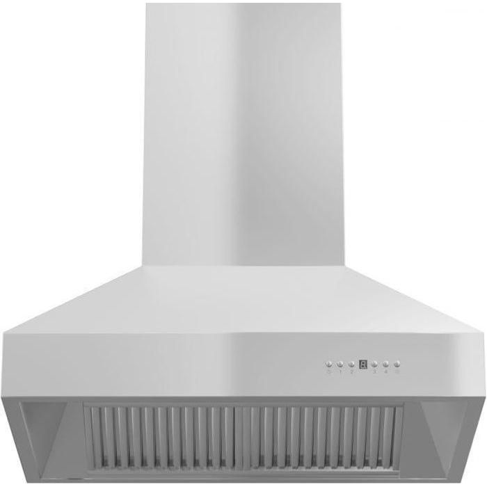 ZLINE 36 in. Ducted Island Mount Range Hood In Outdoor Approved Stainless Steel 697i-304-36