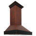 ZLINE 36 in. Hand-Hammered Copper Finish Wall Range Hood 655-HBXXX-36