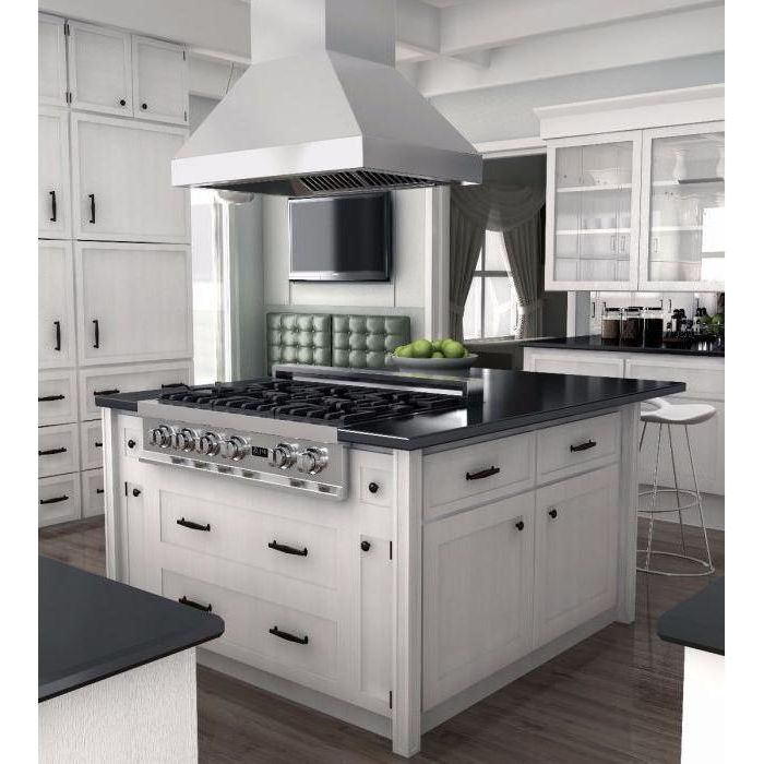 ZLINE 36 in. Island Mount Range Hood In Stainless Steel 597i-36