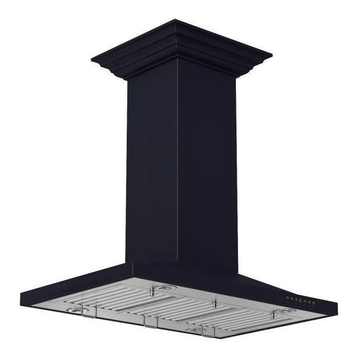 ZLINE 36 in. Oil-Rubbed Bronze Island Range Hood 8GL2Bi-36