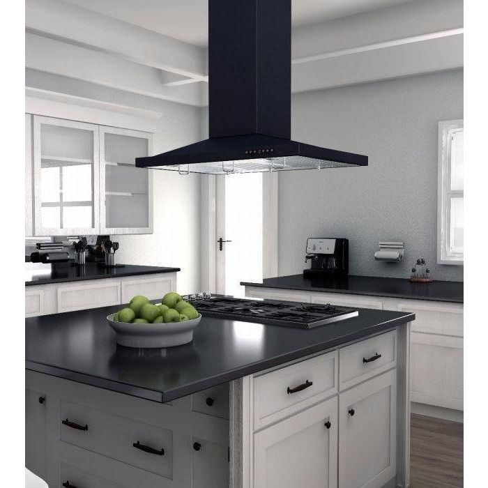 ZLINE 36 in. Oil-Rubbed Bronze Island Range Hood 8GL2Bi-36