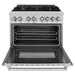 ZLINE 36 in. Professional Dual Fuel Range with Gas Burner and Electric Oven