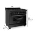 ZLINE 36 in. Professional Dual Fuel Range with Gas Burner and Gas Oven