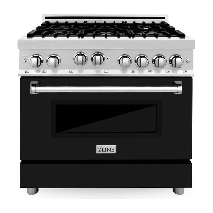 ZLINE 36 in. Professional Dual Fuel Range with Gas Burner and Gas Oven