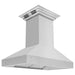 ZLINE 36 in. Professional Wall Mount Range Hood In Stainless Steel with Built-in CrownSound Bluetooth Speakers 597iCRN-BT-36