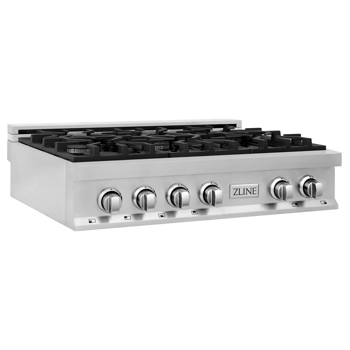 ZLINE 36 in. Rangetop with 6 Gas Burners RT36