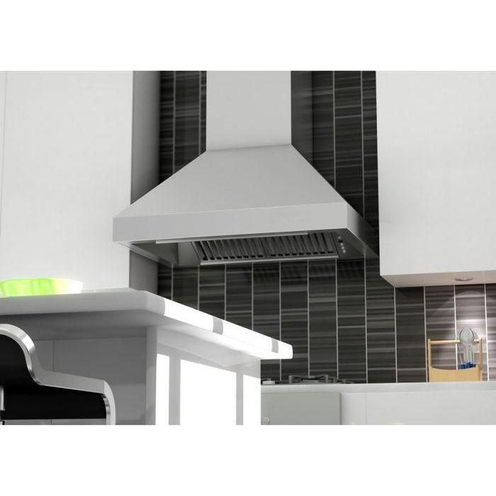 ZLINE 36 in. Remote Dual Blower Stainless Wall Range Hood 597-RD-36