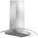 ZLINE 36 in. Stainless Steel Indoor Wall Range Hood with Crown Molding, KZCRN-36