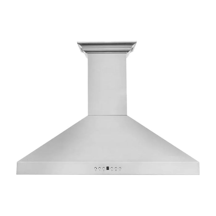 ZLINE 36 in. Stainless Steel Wall Range Hood with Built-in CrownSound Bluetooth Speakers KL3CRN-BT-36